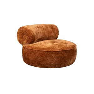 DUTCHBONE Lounge Chair Tilbury Burned Orange