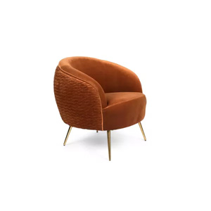 BOLD MONKEY So Curvy Lounge Chair Orange