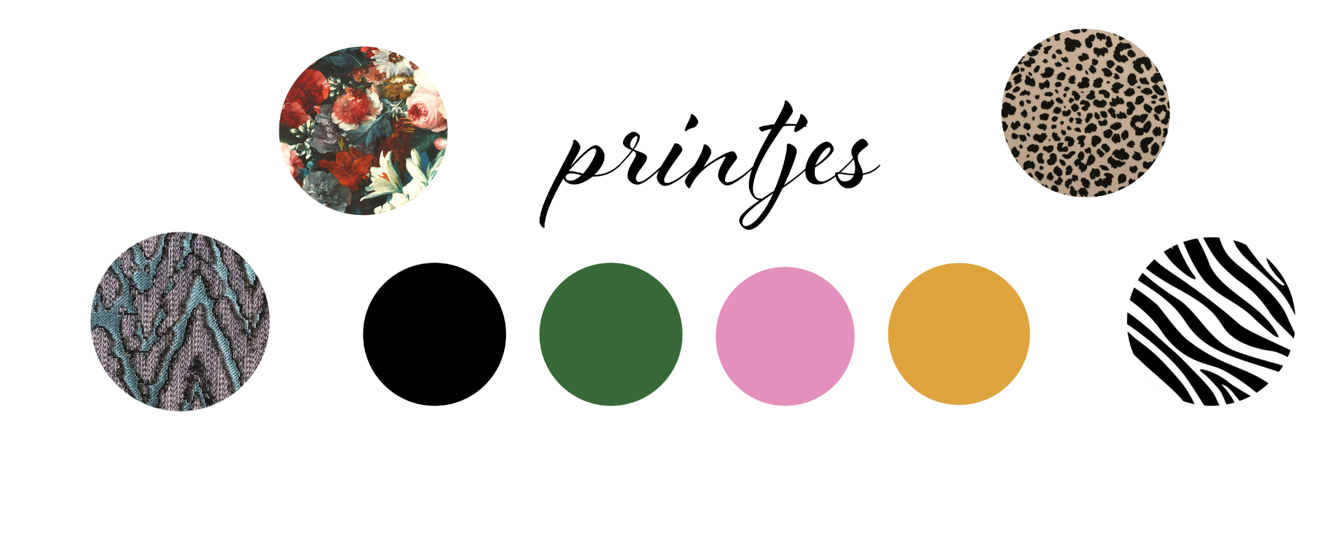 kleuren palette gekke prints